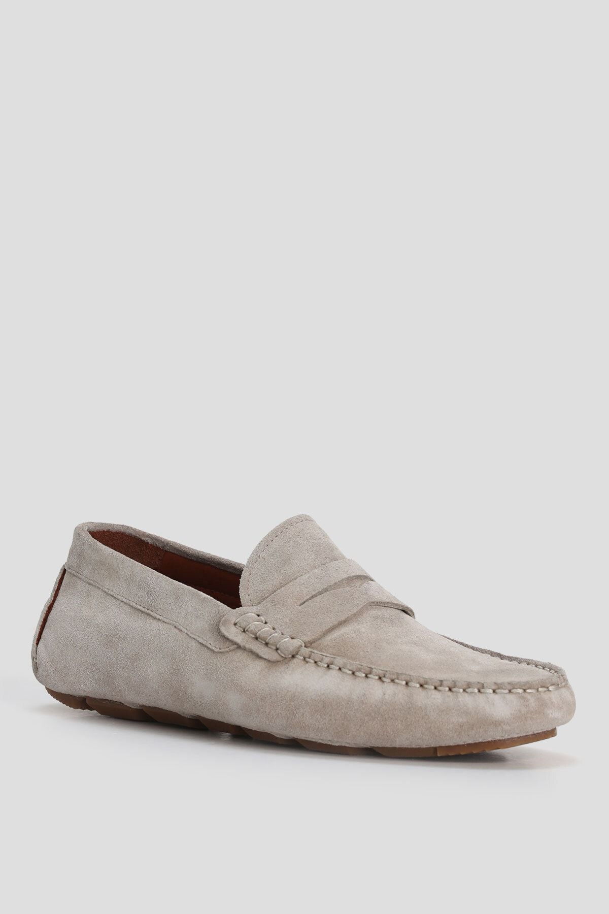 Stroll Süet Loafer Ayakkabı Taş