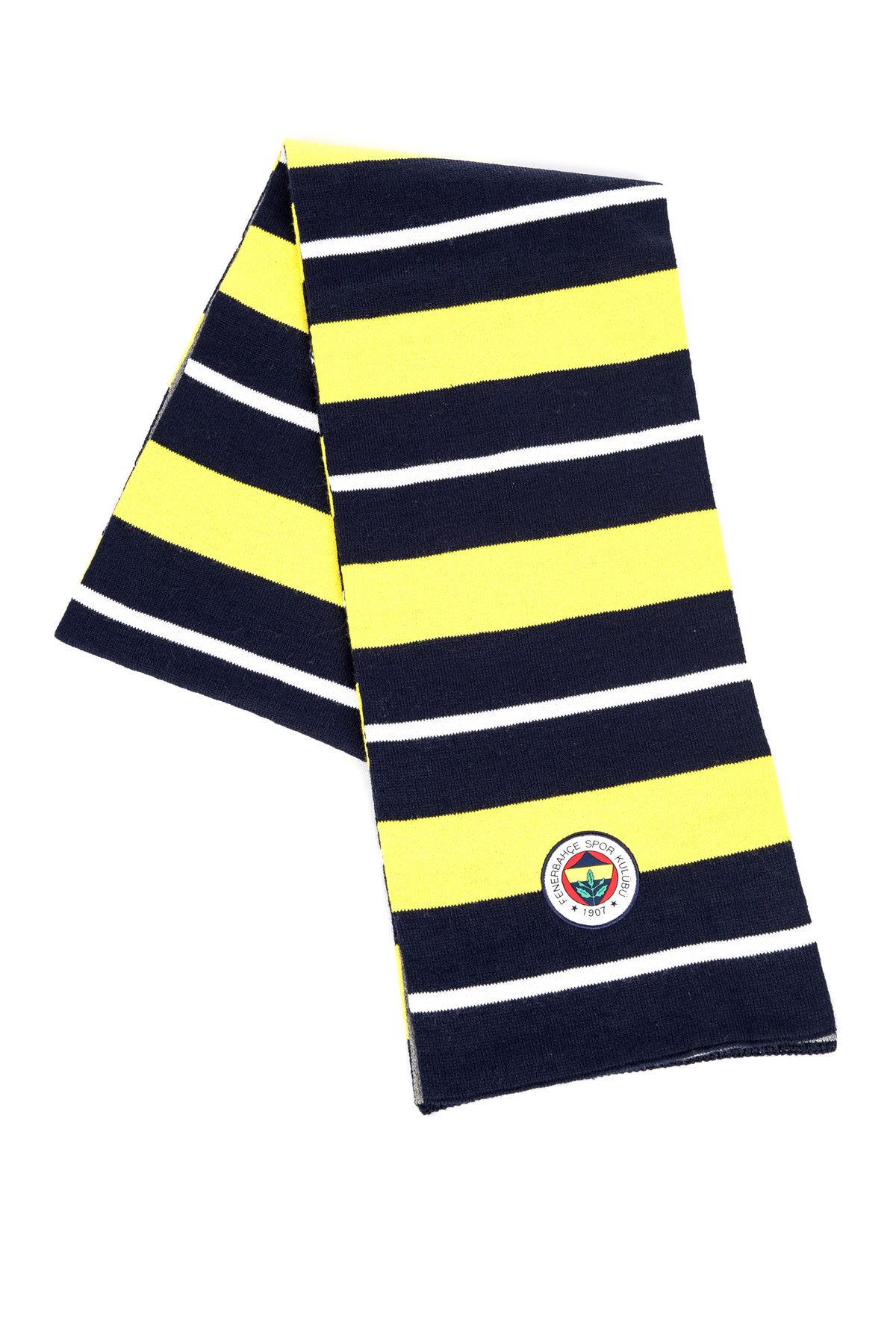 Fenerbahçe Unisex Lacivert/Sarı/Gri Atkı - TA020U8K10